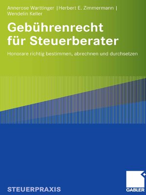 cover image of Gebührenrecht für Steuerberater